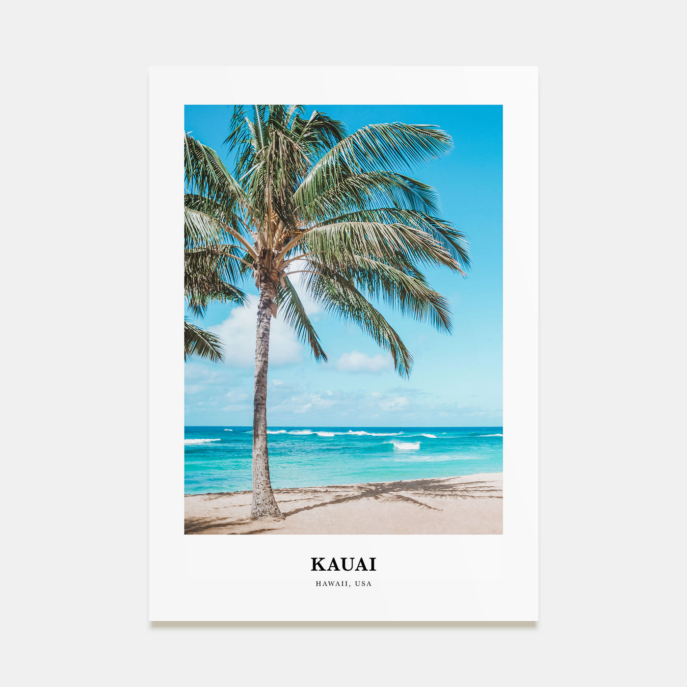 Kauai Portrait Color Poster