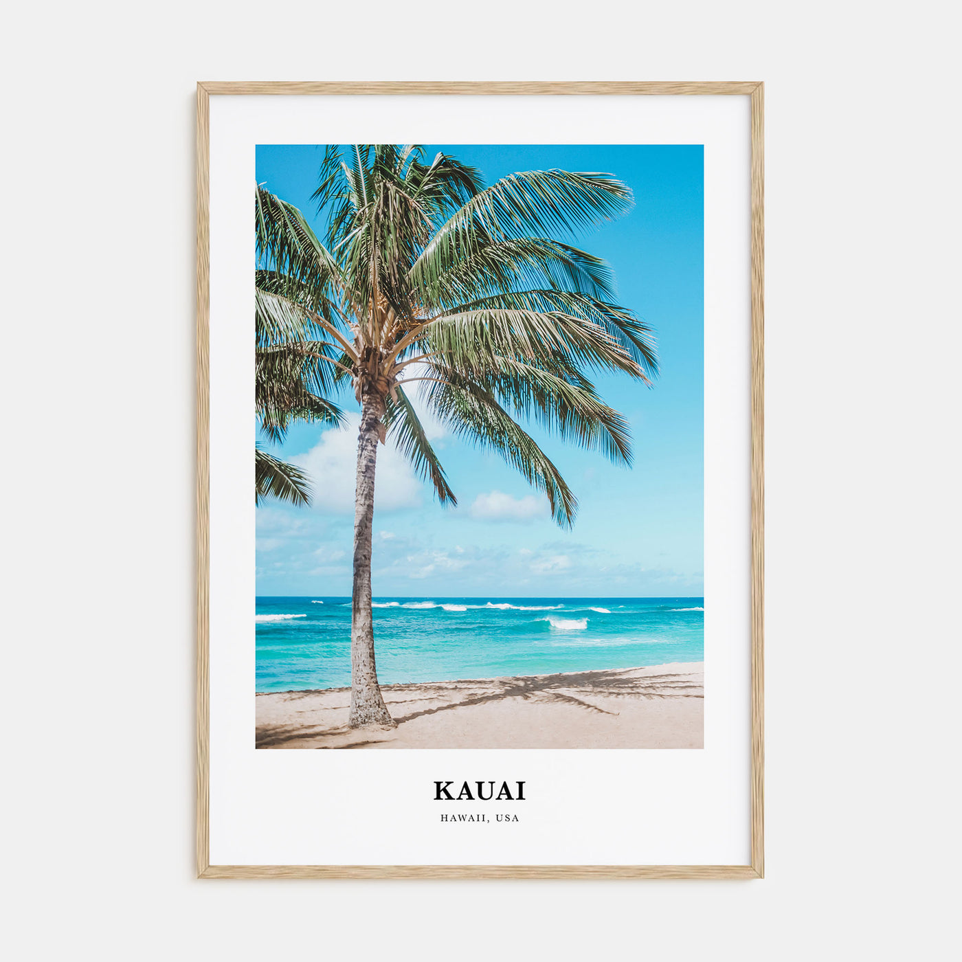 Kauai Portrait Color Poster
