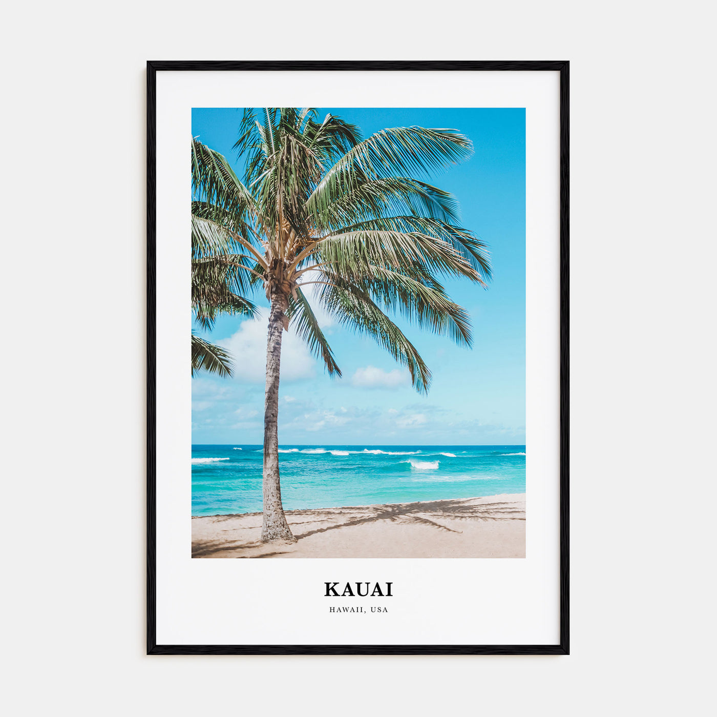 Kauai Portrait Color Poster