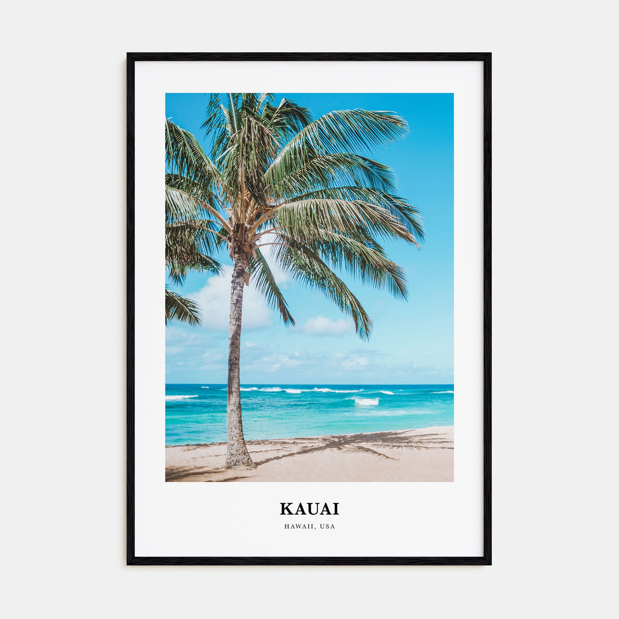 Kauai Portrait Color Poster