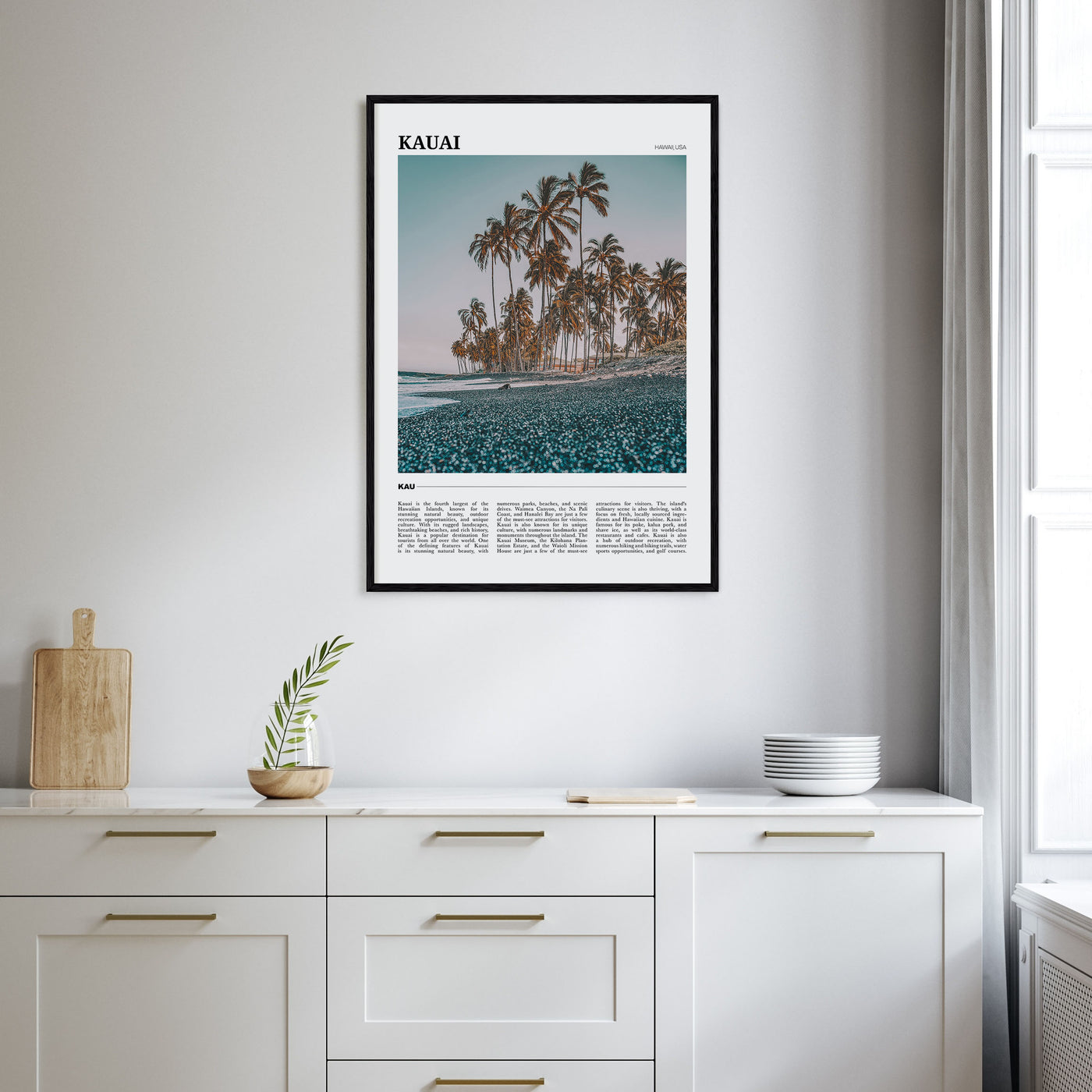 Kauai Travel Color No 1 Poster