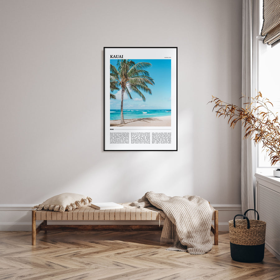 Kauai Travel Color No 2 Poster