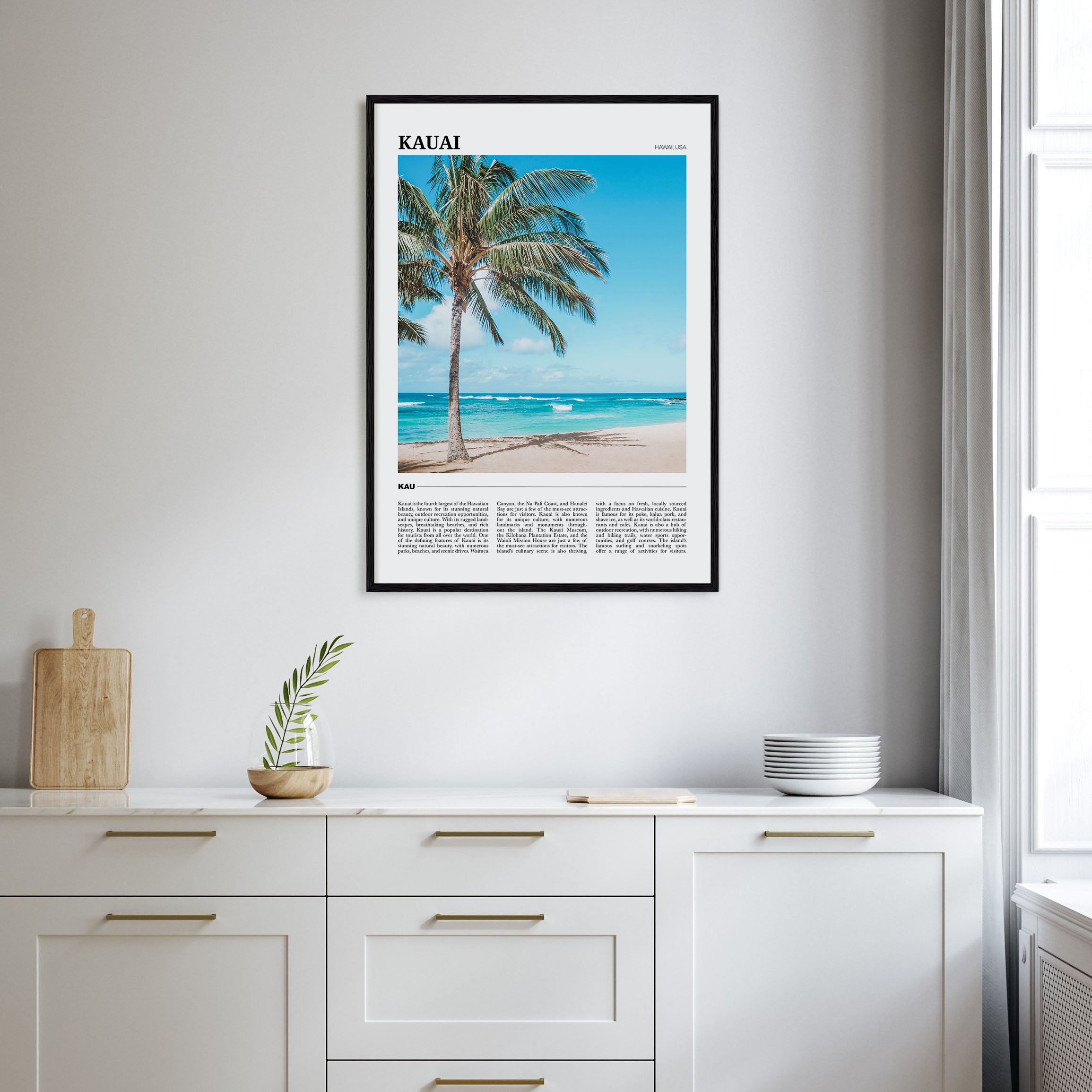 Kauai Travel Color No 2 Poster