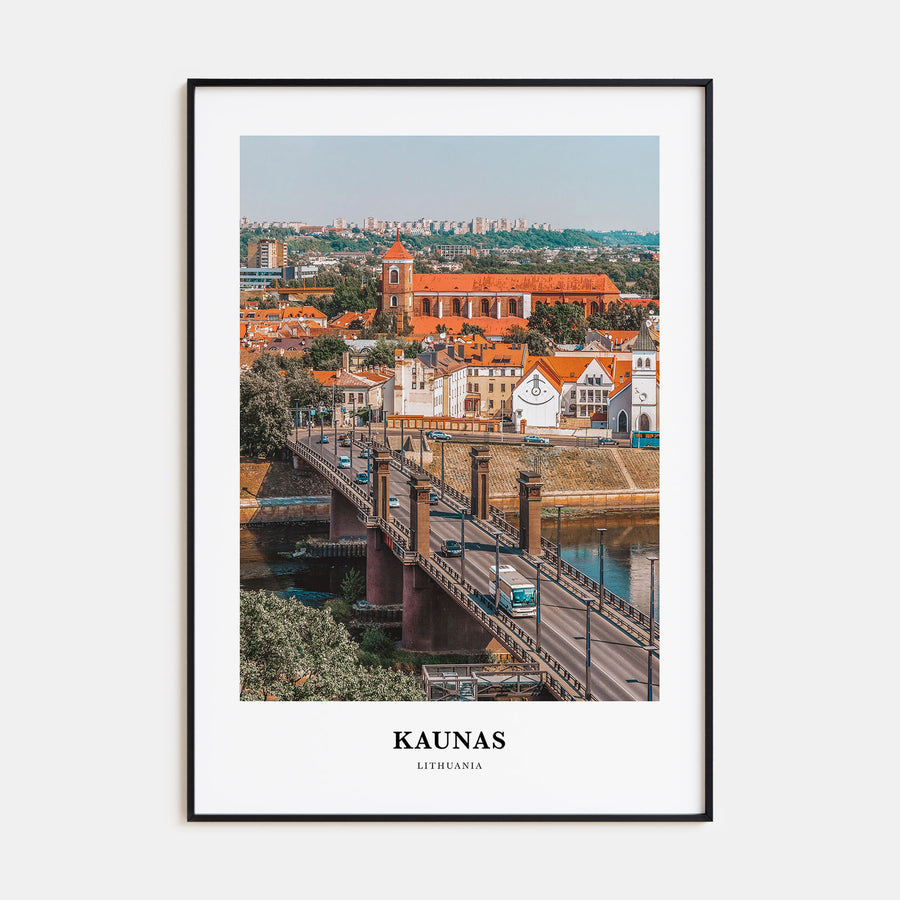 Kaunas Portrait Color Poster
