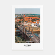 Kaunas Portrait Color Poster
