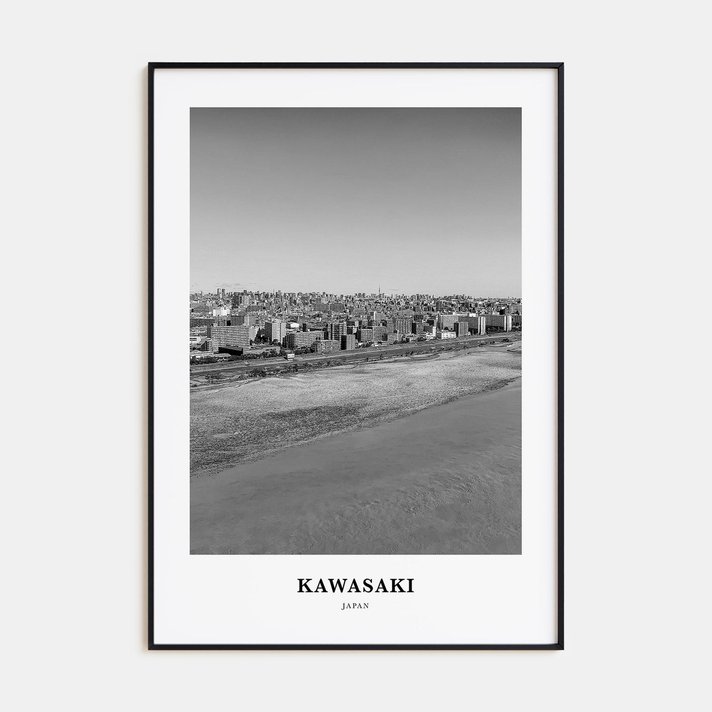 Kawasaki Portrait B&W Poster