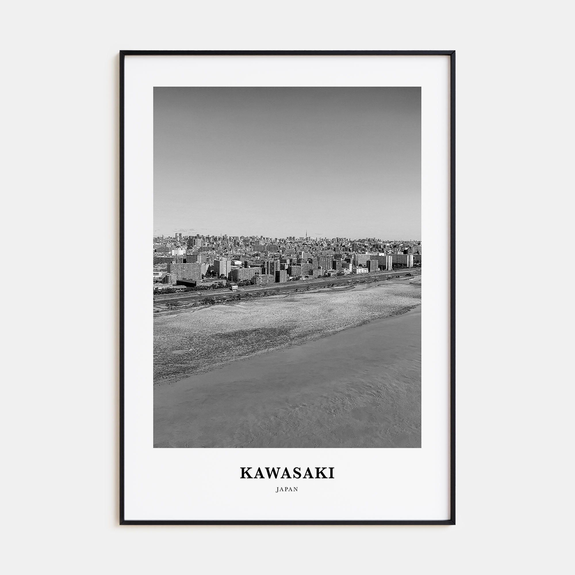 Kawasaki Portrait B&W Poster