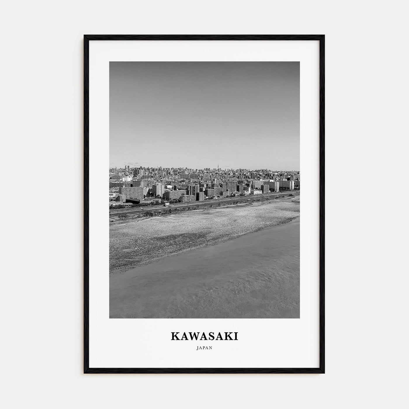 Kawasaki Portrait B&W Poster