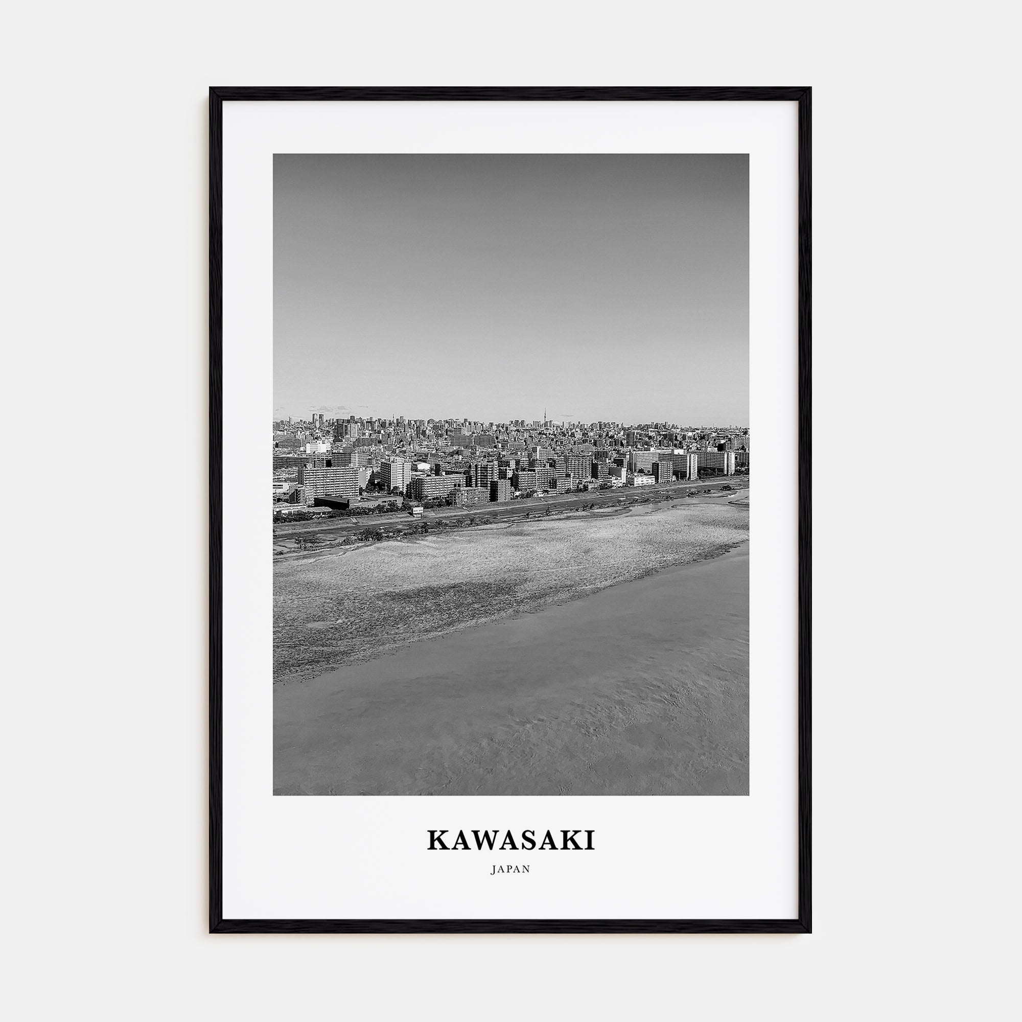 Kawasaki Portrait B&W Poster