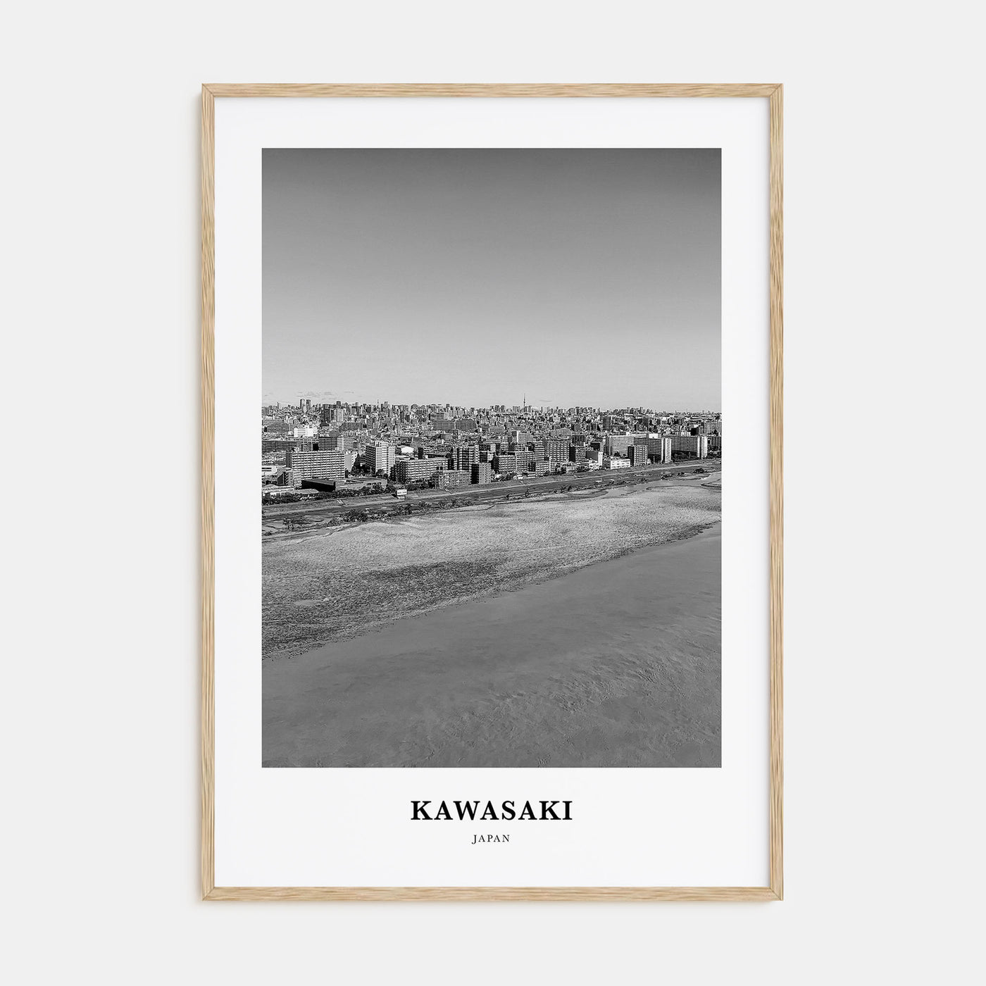 Kawasaki Portrait B&W Poster