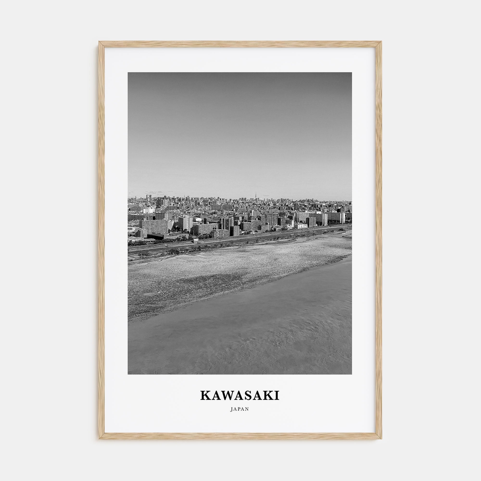 Kawasaki Portrait B&W Poster