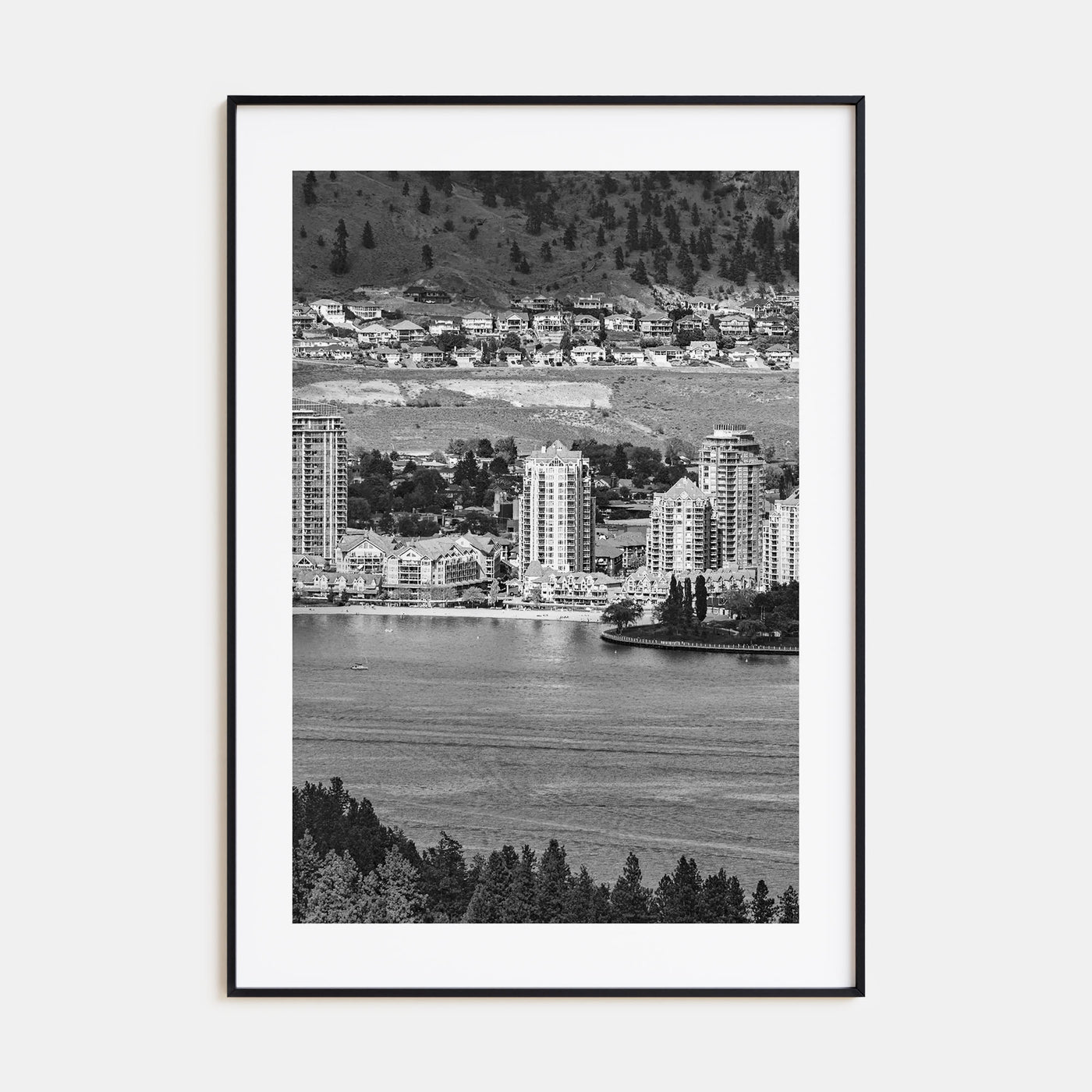 Kelowna Photo B&W Poster
