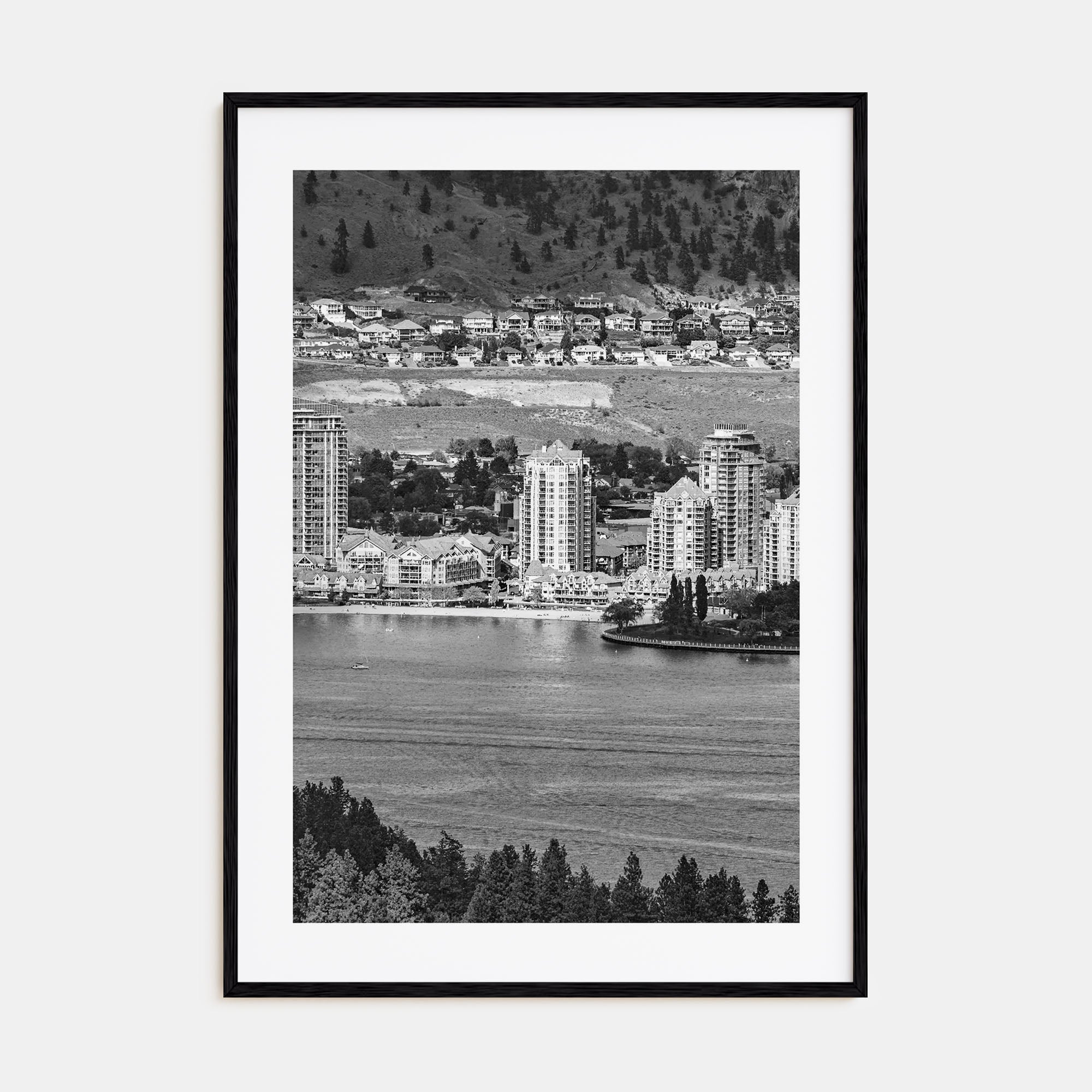 Kelowna Photo B&W Poster