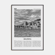 Kelowna Travel B&W Poster