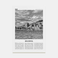 Kelowna Travel B&W Poster