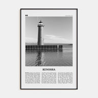 Kenosha Travel B&W Poster