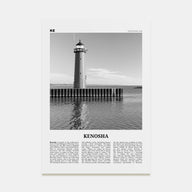 Kenosha Travel B&W Poster