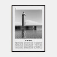 Kenosha Travel B&W Poster
