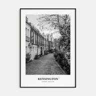 Kensington Portrait B&W Poster