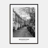 Kensington Portrait B&W Poster