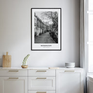 Kensington Portrait B&W Poster