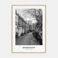 Kensington Portrait B&W Poster