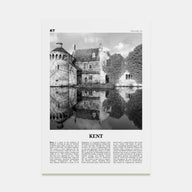 Kent Travel B&W Poster