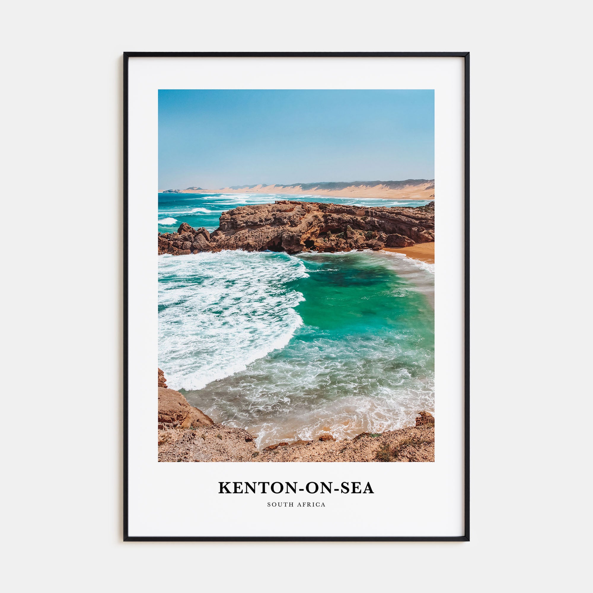 Kenton-on-Sea Portrait Color Poster