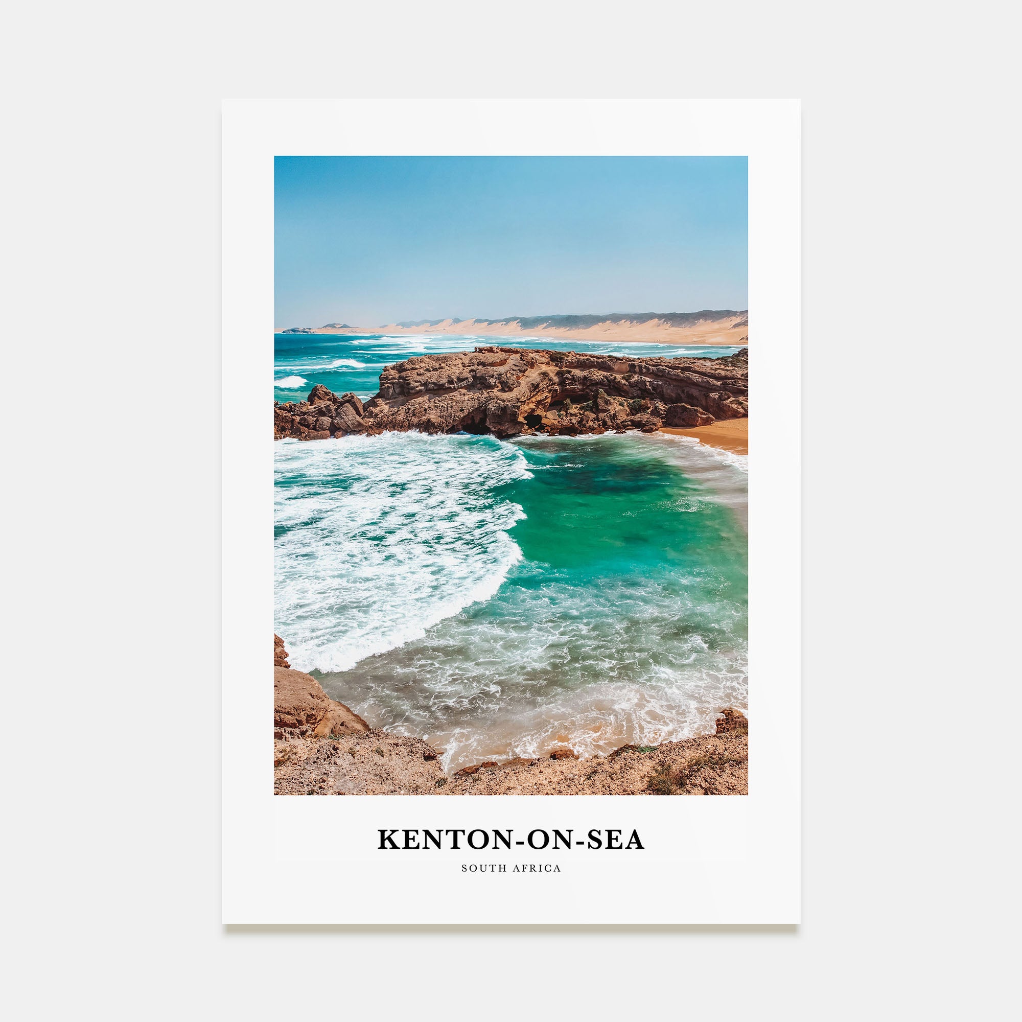 Kenton-on-Sea Portrait Color Poster