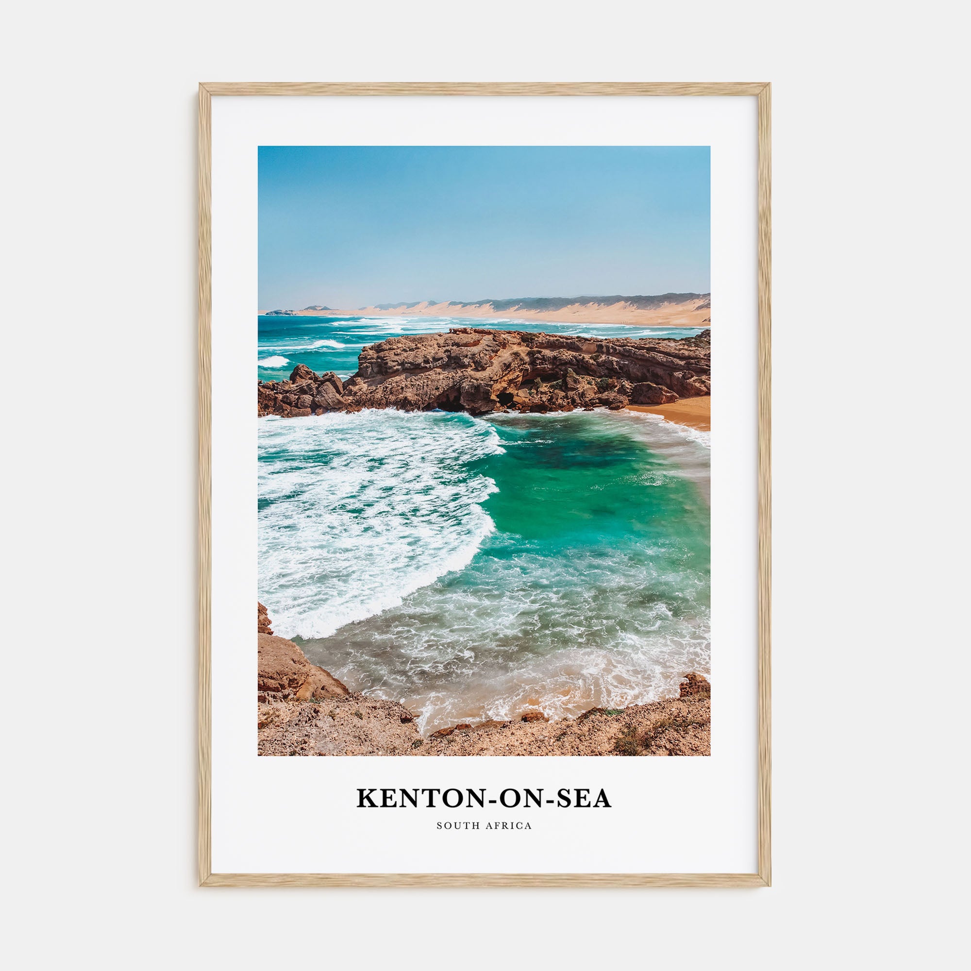 Kenton-on-Sea Portrait Color Poster