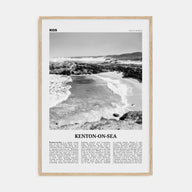 Kenton-on-Sea Travel B&W Poster