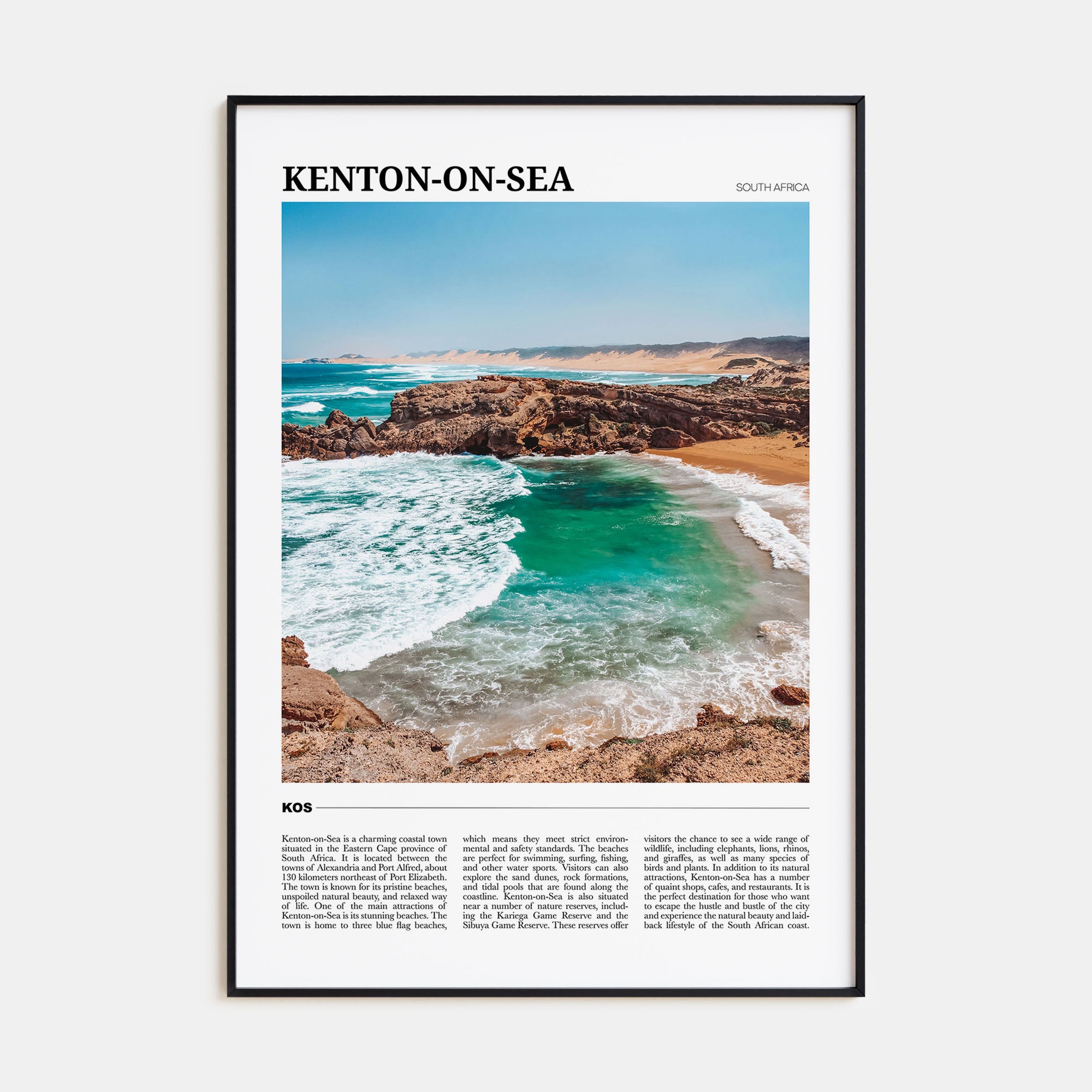 Kenton-on-Sea Travel Color Poster