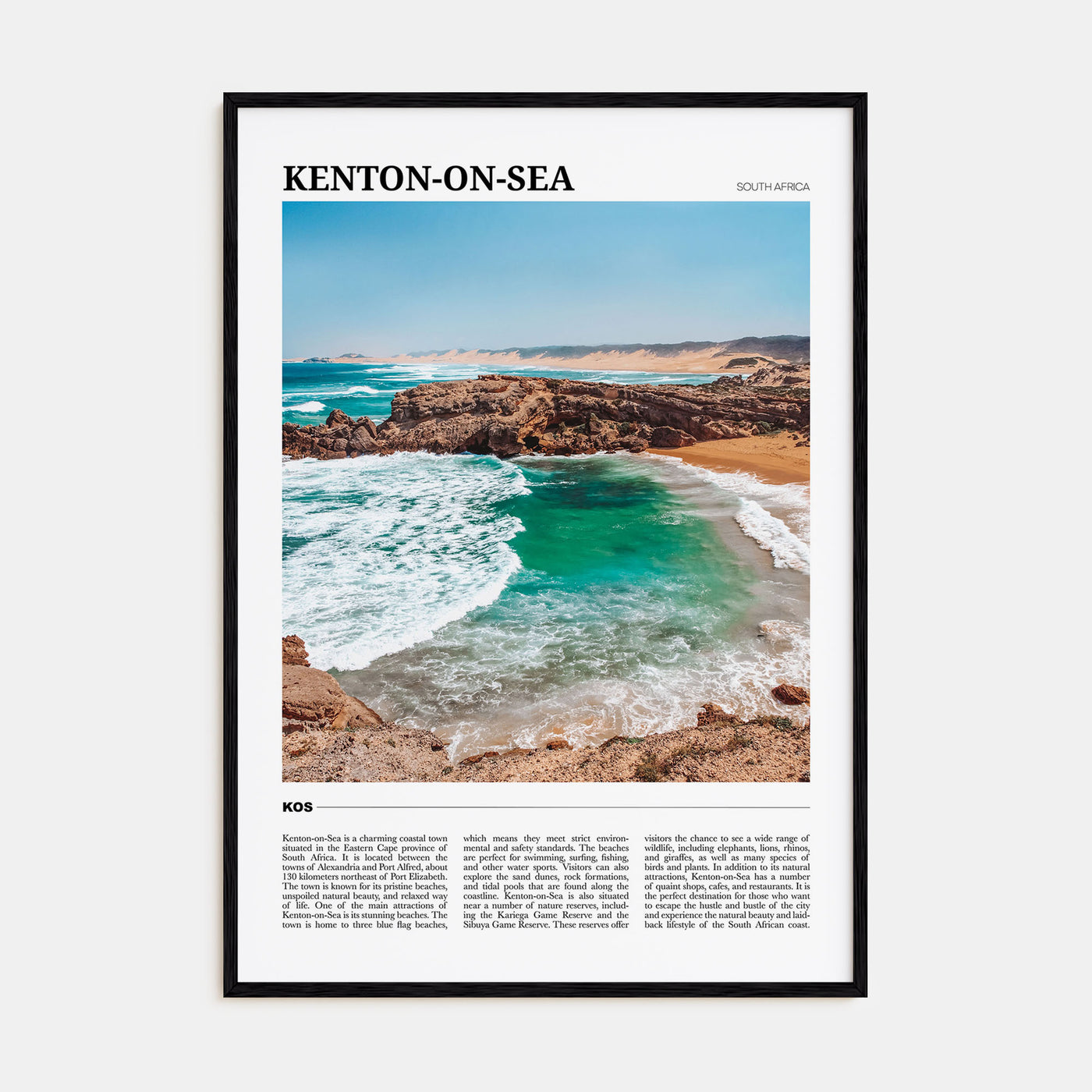 Kenton-on-Sea Travel Color Poster