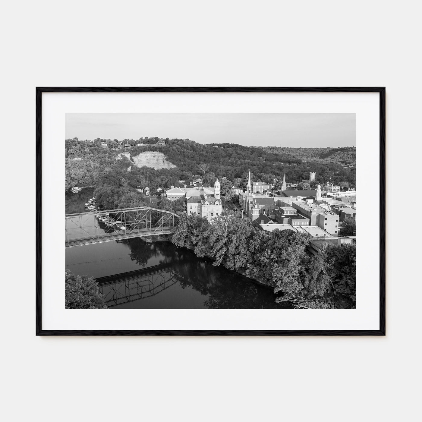 Kentucky Landscape B&W Poster