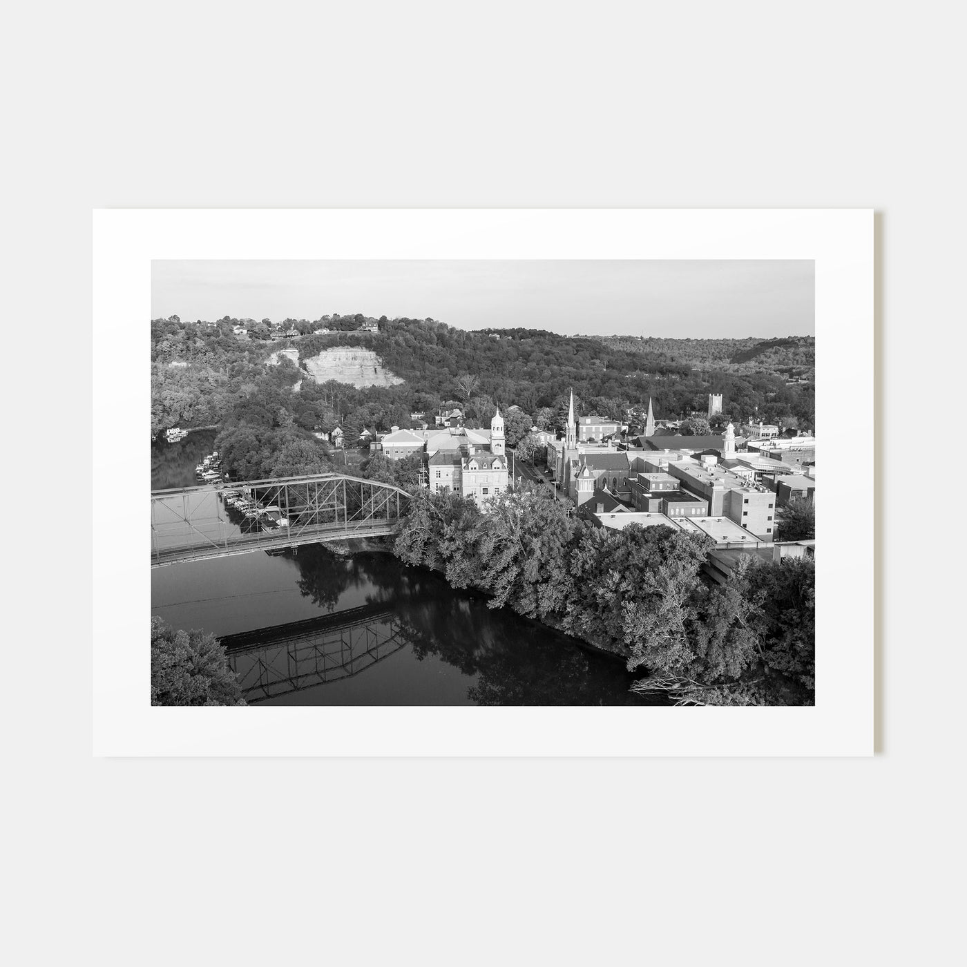 Kentucky Landscape B&W Poster