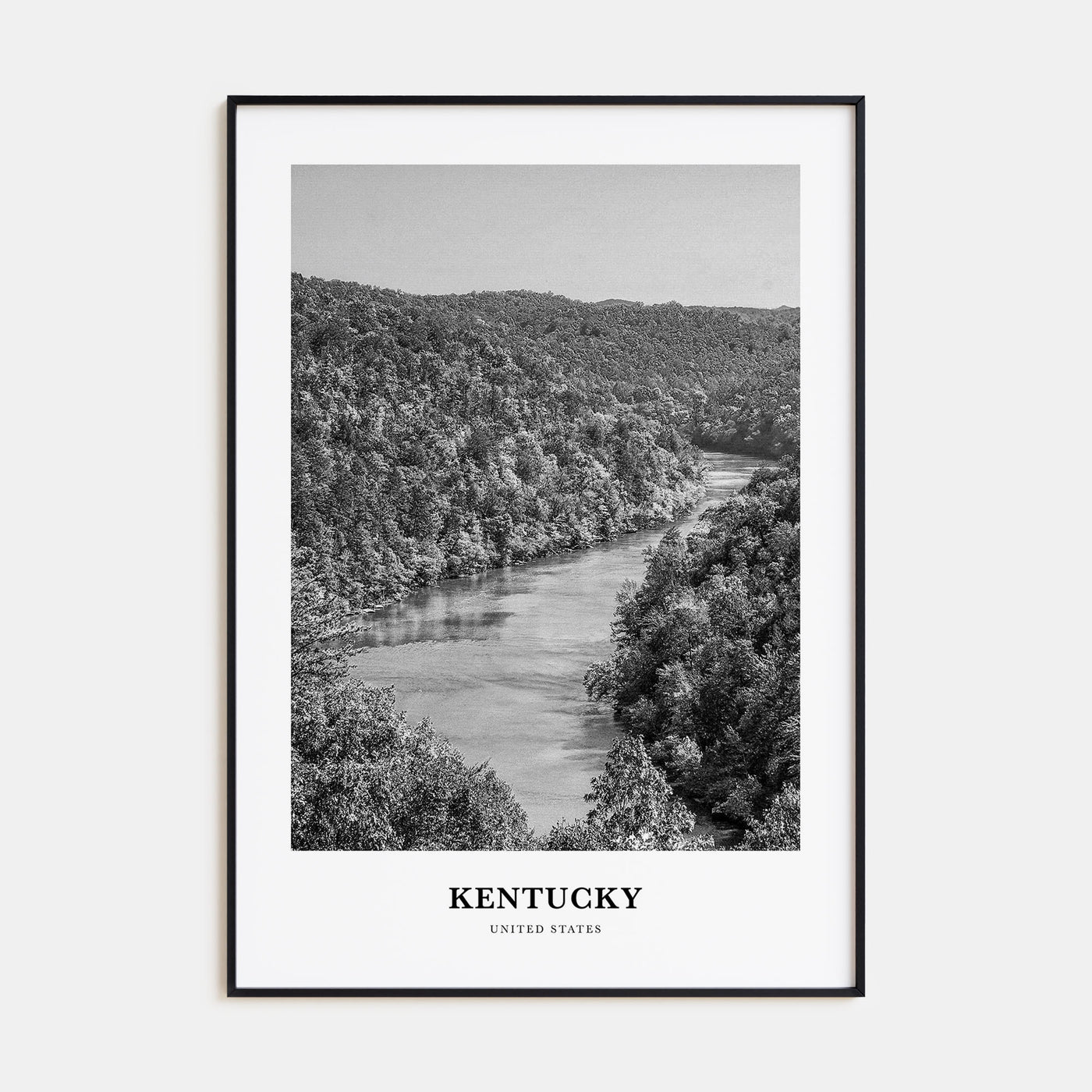 Kentucky Portrait B&W Poster