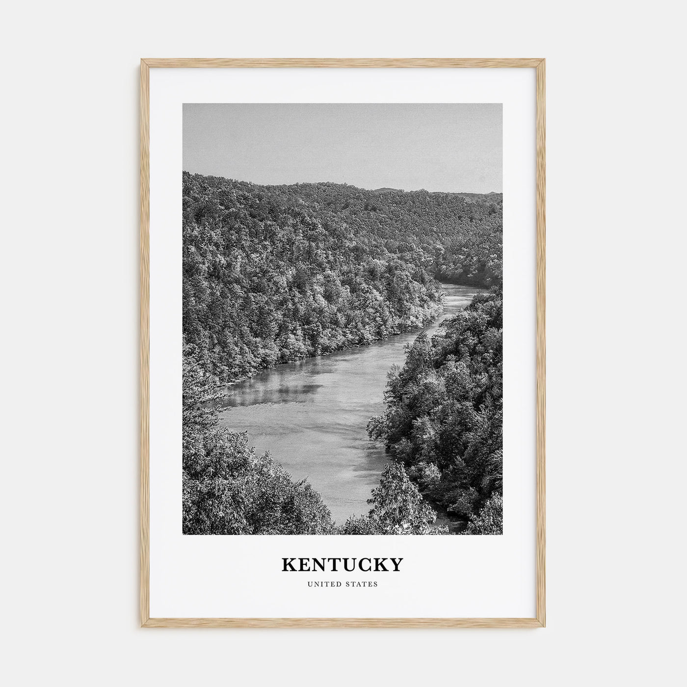 Kentucky Portrait B&W Poster