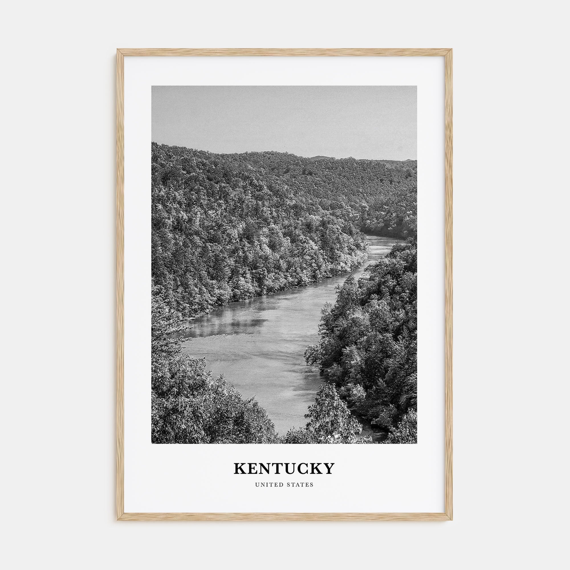 Kentucky Portrait B&W Poster