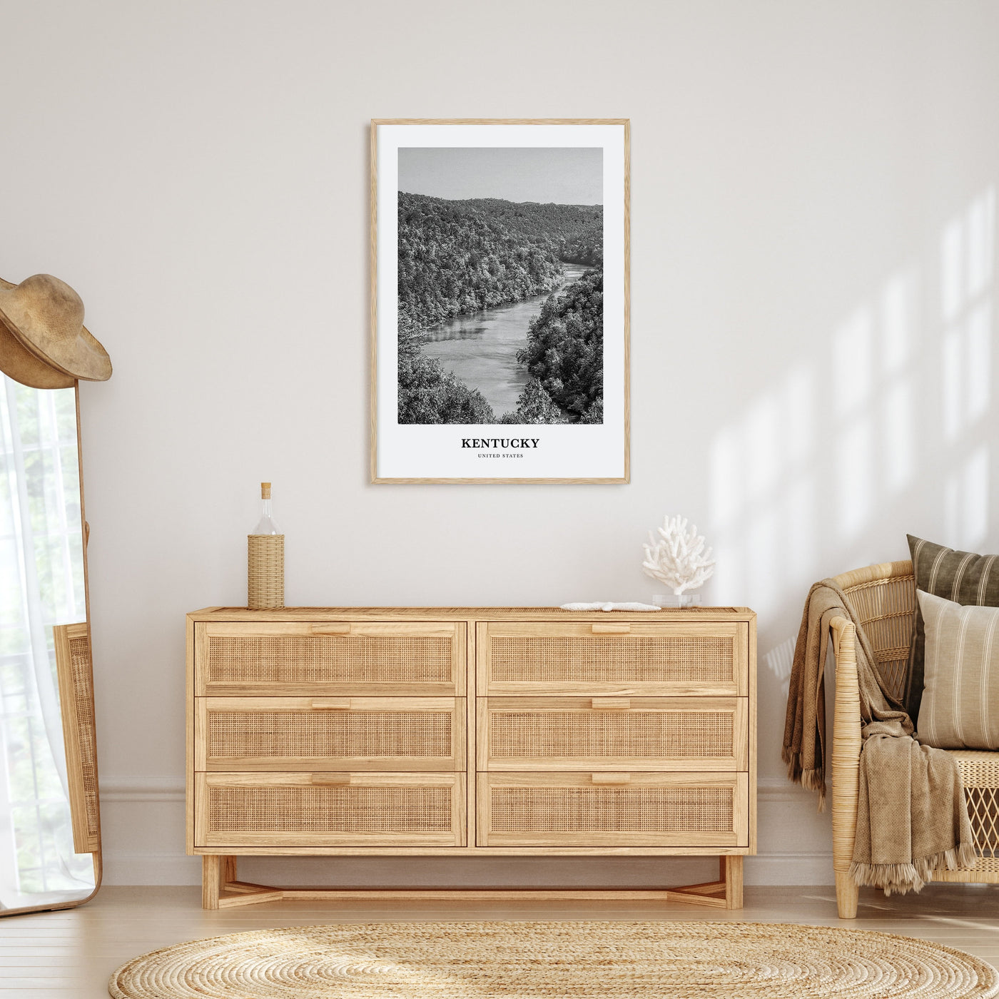 Kentucky Portrait B&W Poster