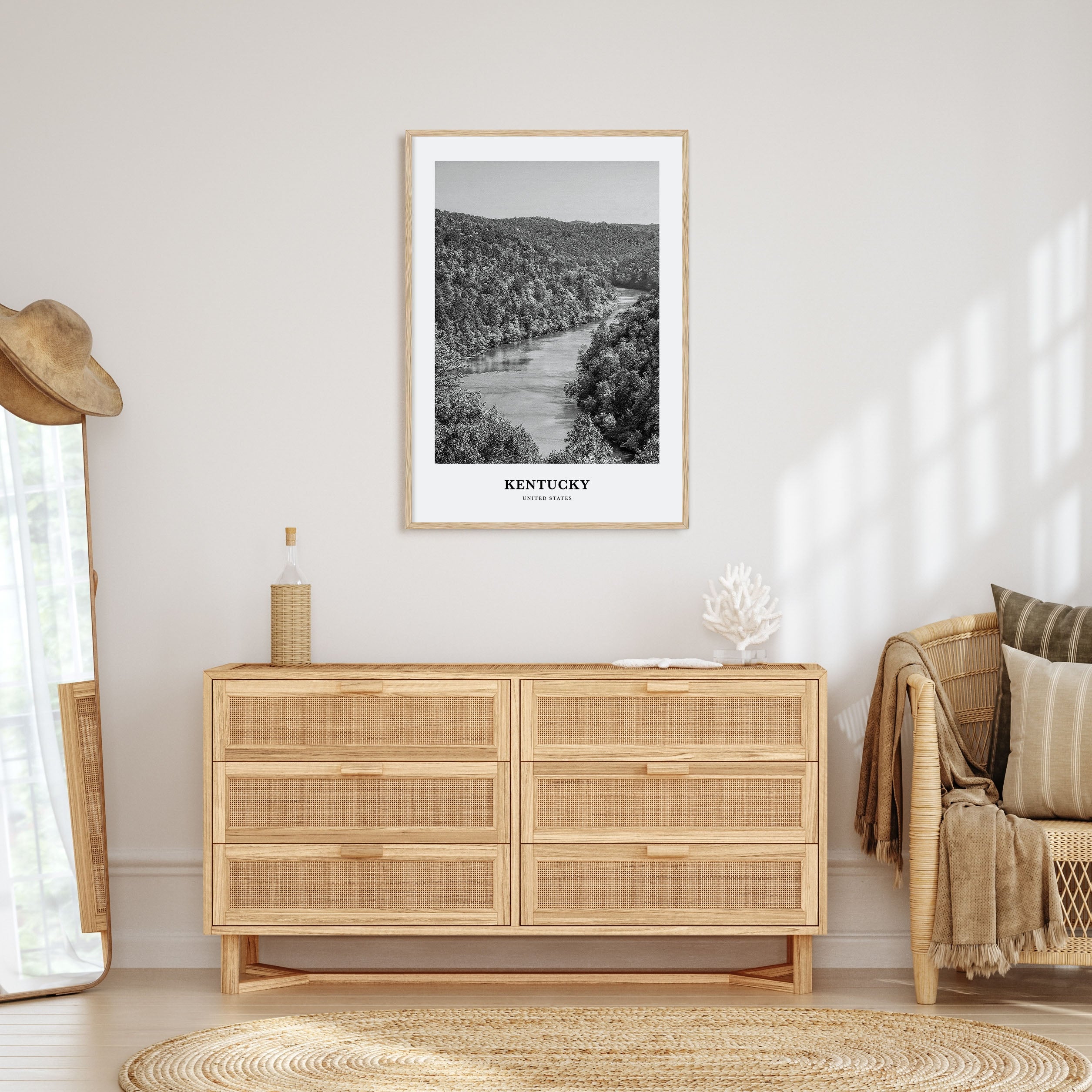 Kentucky Portrait B&W Poster