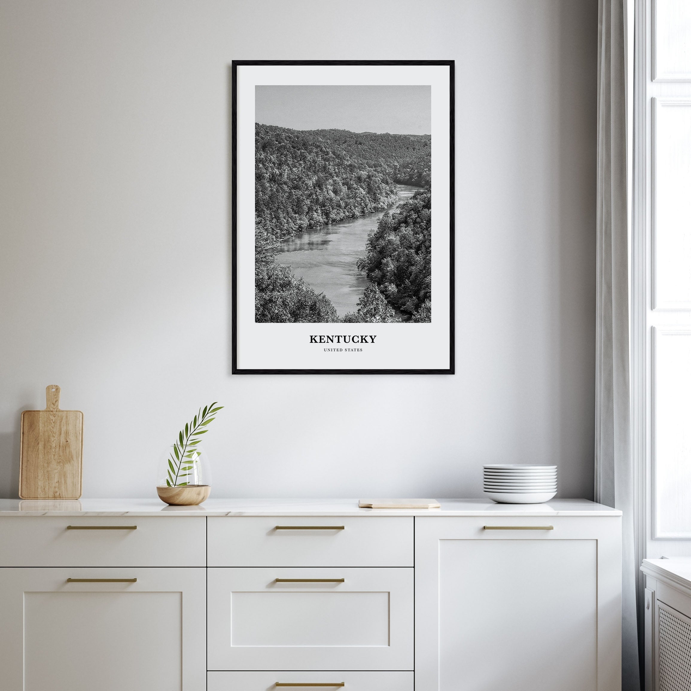 Kentucky Portrait B&W Poster
