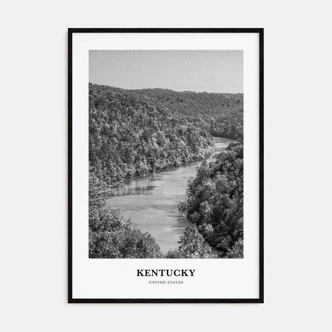 Kentucky Portrait B&W Poster