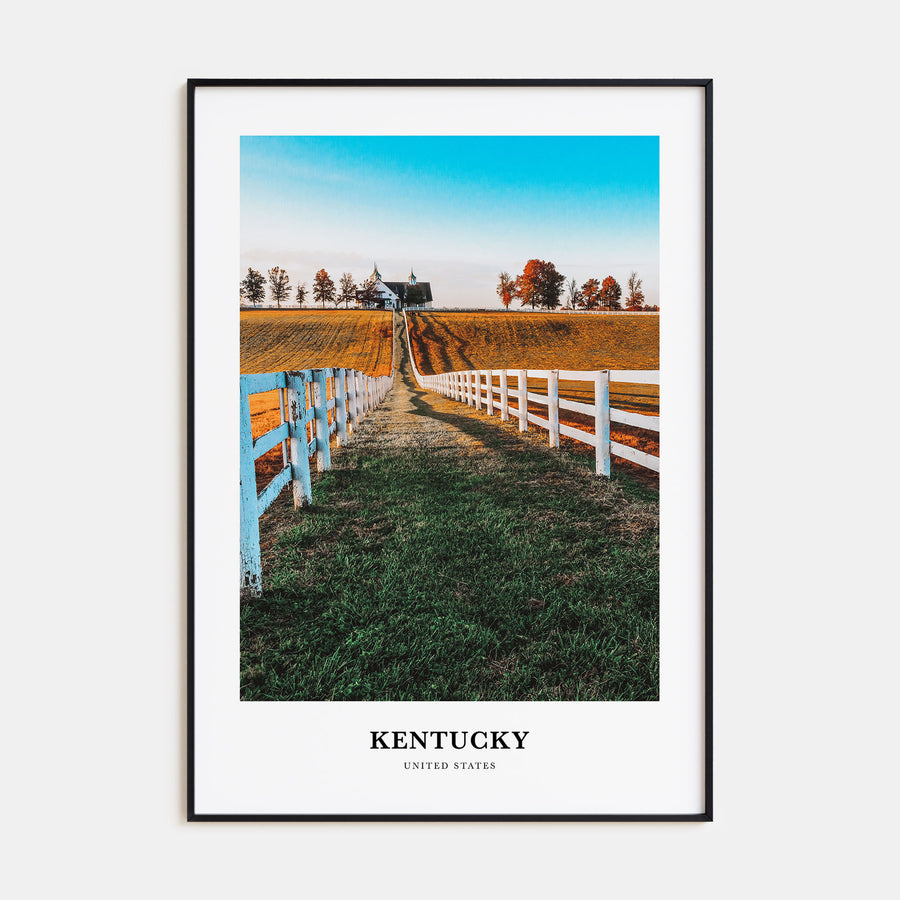 Kentucky Portrait Color Poster
