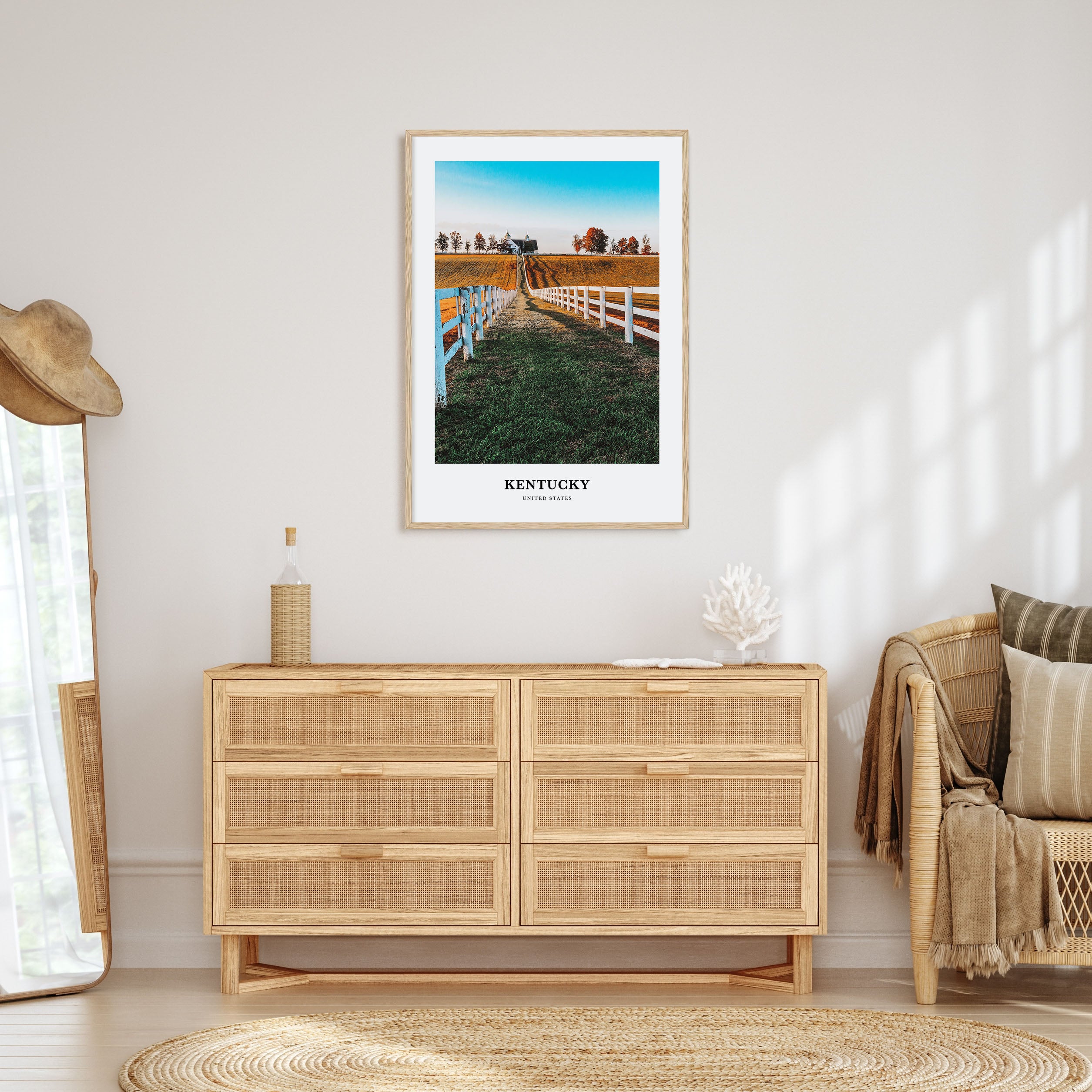 Kentucky Portrait Color Poster