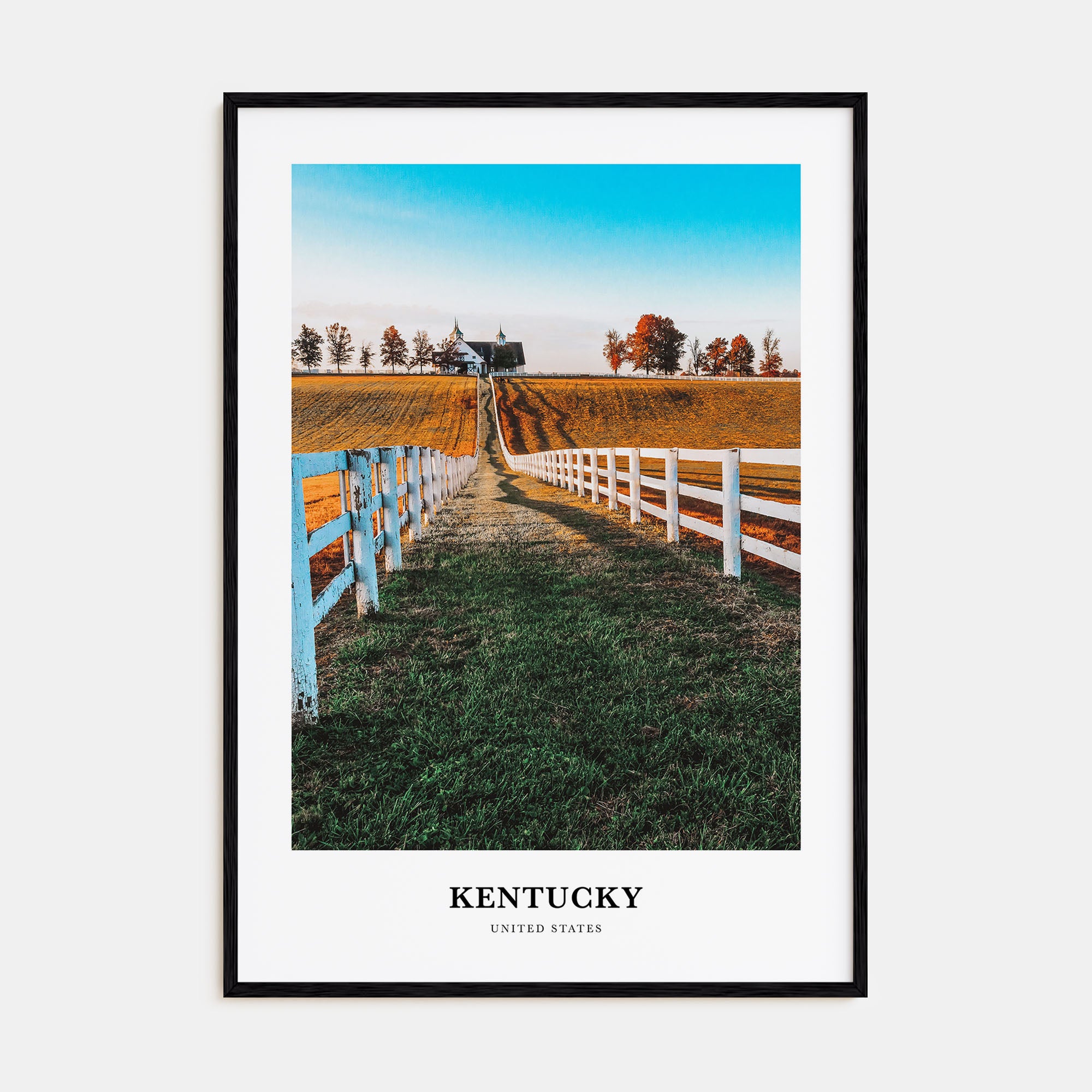 Kentucky Portrait Color Poster