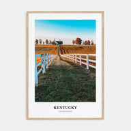 Kentucky Portrait Color Poster