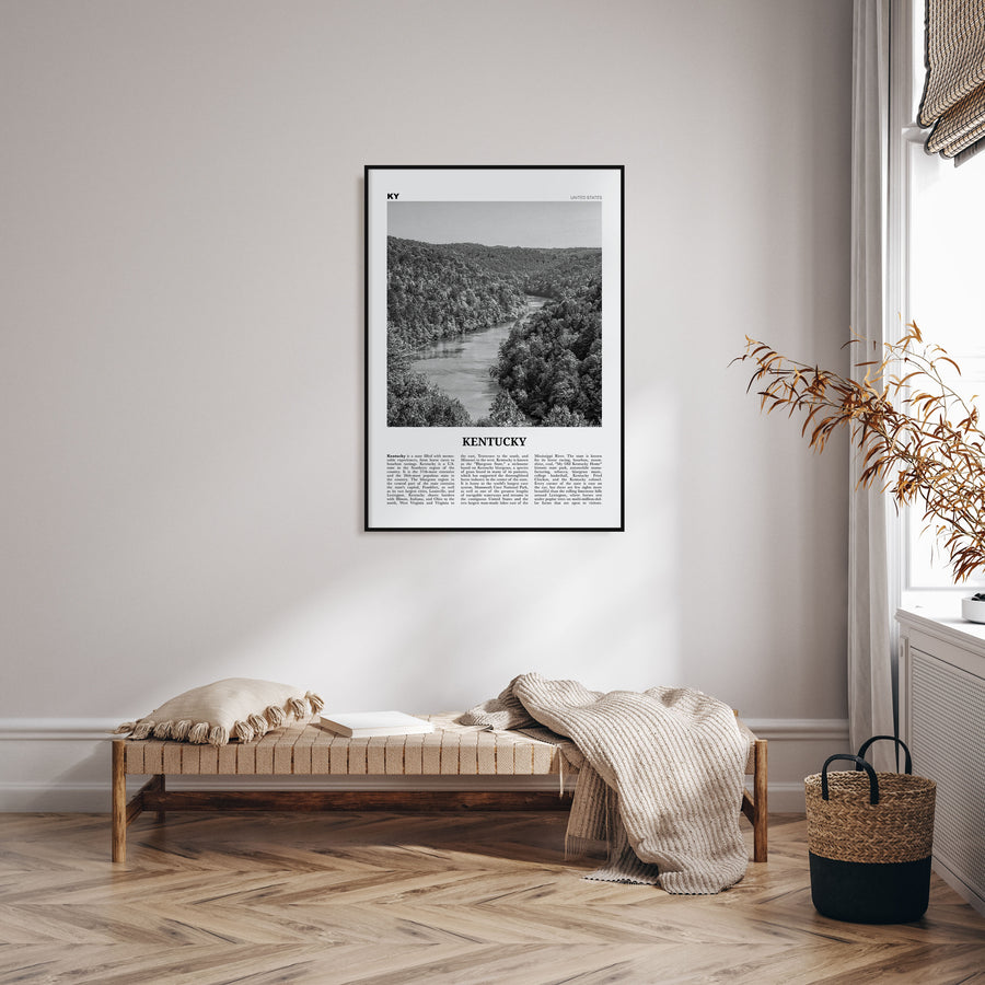 Kentucky Travel B&W No 1 Poster