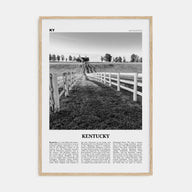 Kentucky Travel B&W No 2 Poster