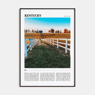 Kentucky Travel Color Poster