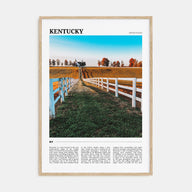 Kentucky Travel Color Poster